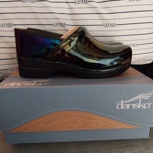 Dansko Iridescent Clogs